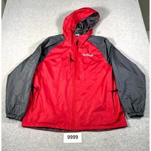 St. Louis Cardinals Windbreaker Jacket Mens Medium Red Black Ohiopyle Full Zip